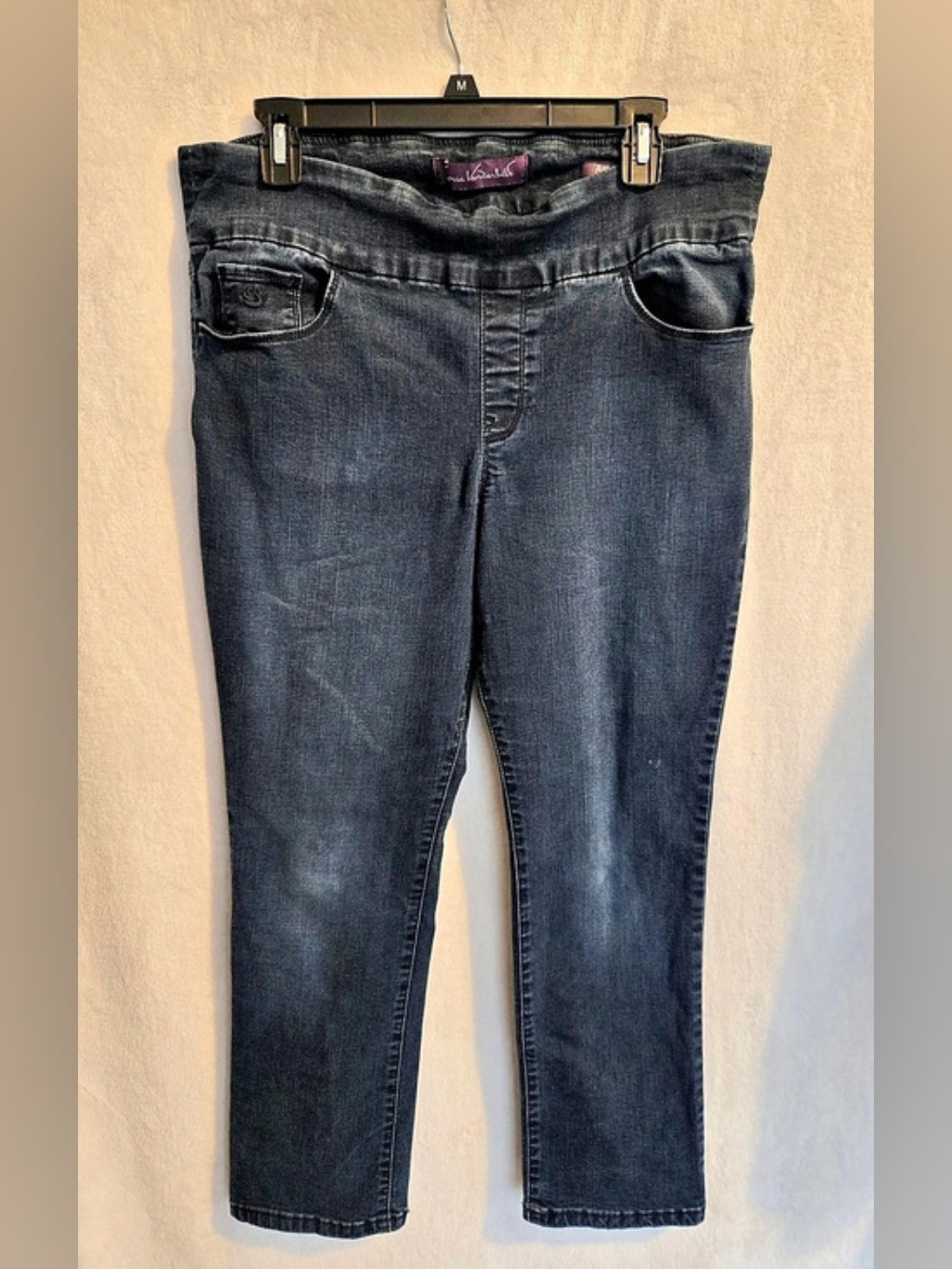 Gloria Vanderbilt Amanda Pull On Jeans Size 16 Short